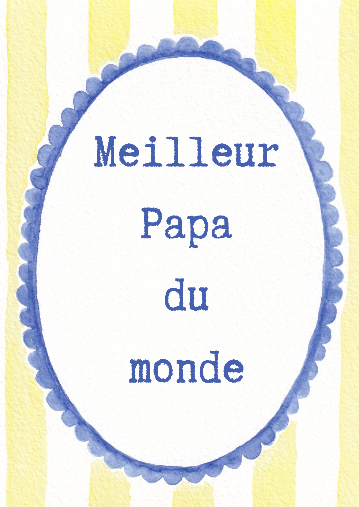 Carte Meilleur Papa du monde