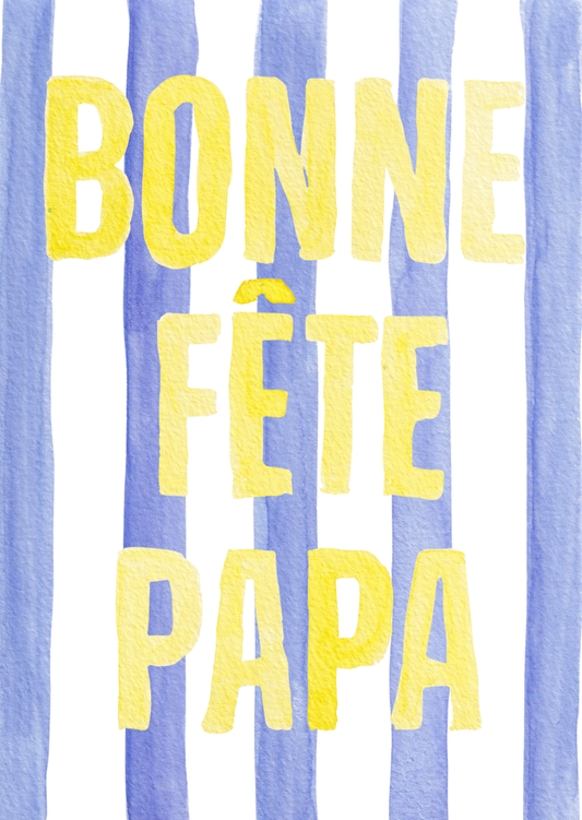 Carte Bonne fête Papa